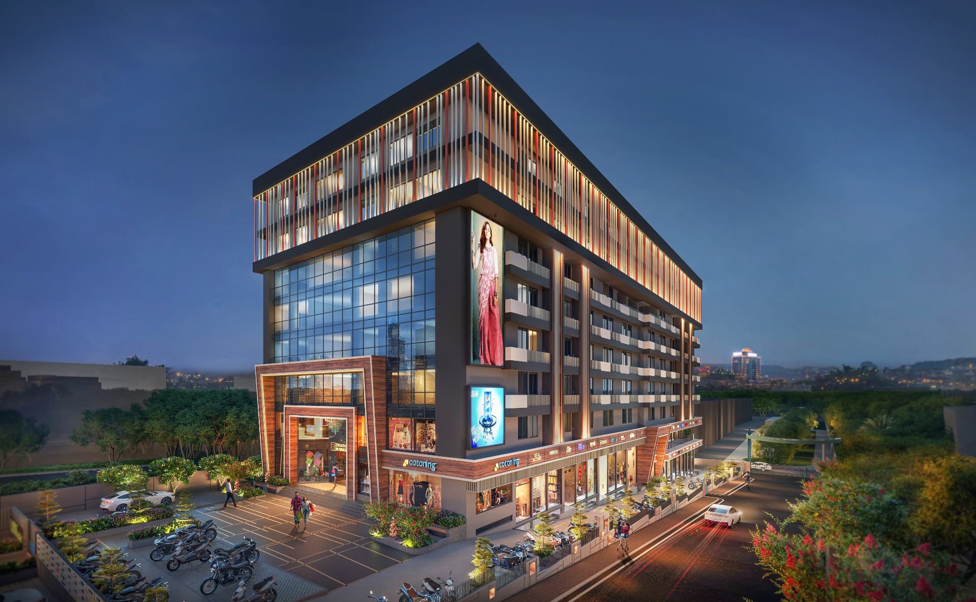 Dwarka Business Square - Office For Sale in Dwarka Business Square, Chakan, Pune