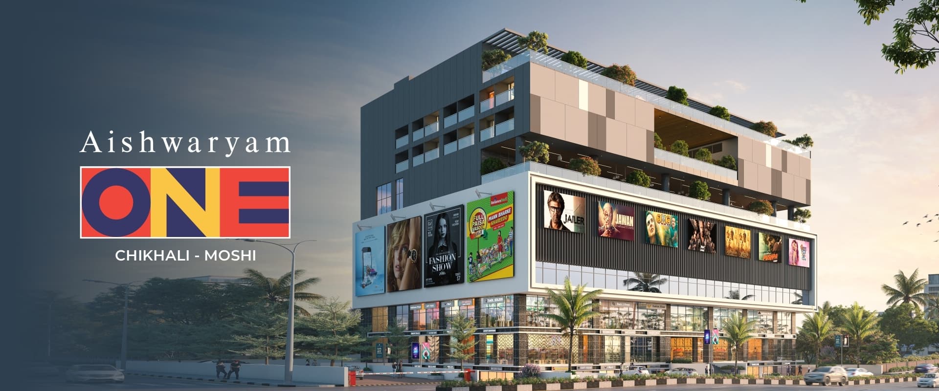 Aishwaryam One Moshi - Shop For Sale in Aishwaryam One Moshi, Chikhali, Pune