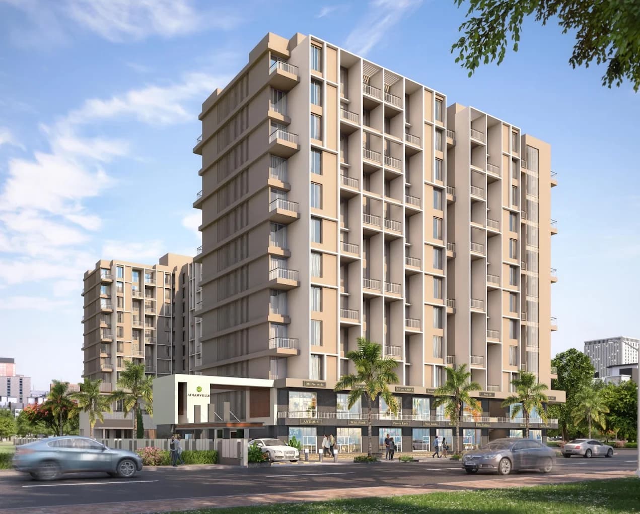 Adiamville - 3 Bhk Apartment In Punawale