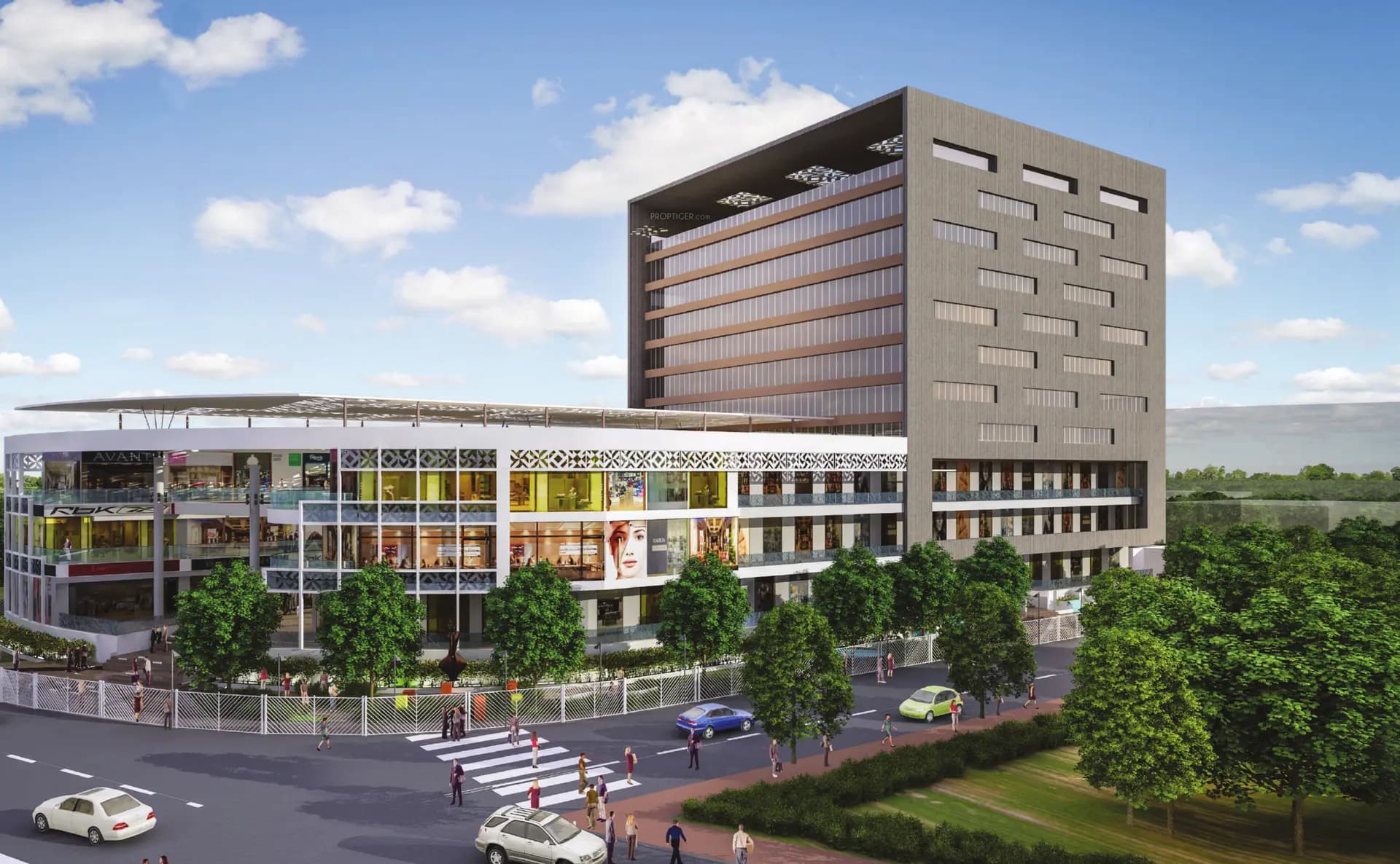 Vision One Next Phase 1 - 600 Sq.ft. Office Space For Rent In Wakad, Pune
