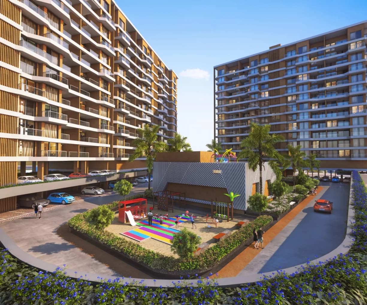 Signature Park E F I And J Buildings - 3 Bhk 1208 Sq.ft. Apartment For Sale In Wakad, Pune