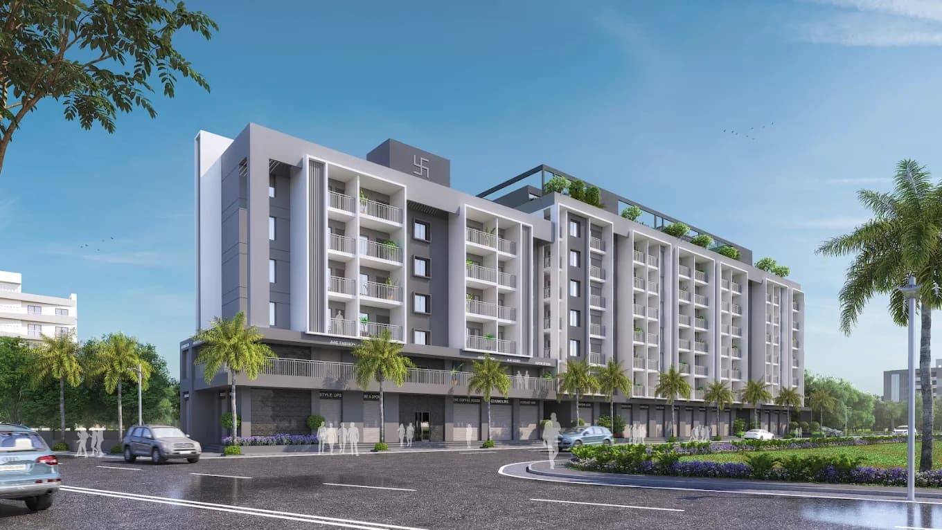 Kk Mangalam Emerald - Shop For Sale in Kk Mangalam Emerald, Rahatani, Pune