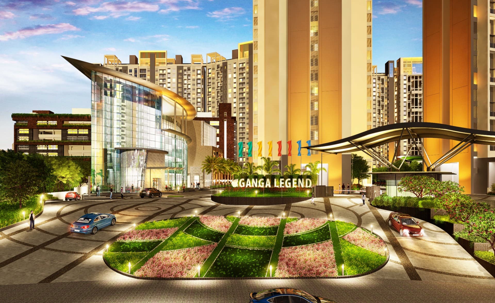 Ganga Legend Building B7 - 2 BHK 1442 Sq ft Multistorey Apartment FOR Sale Bavdhan in Pune