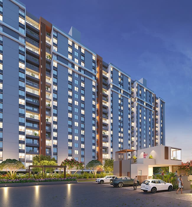 Parklane Urbanjoy Wing B - 3 Bhk Apartment In Sus