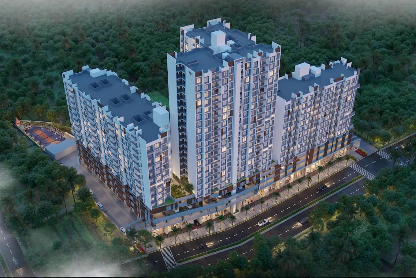Shankeshwar Sparsh - 1 Bhk 452 Sq Ft Multistorey Apartment For Sale Moshi In Pune