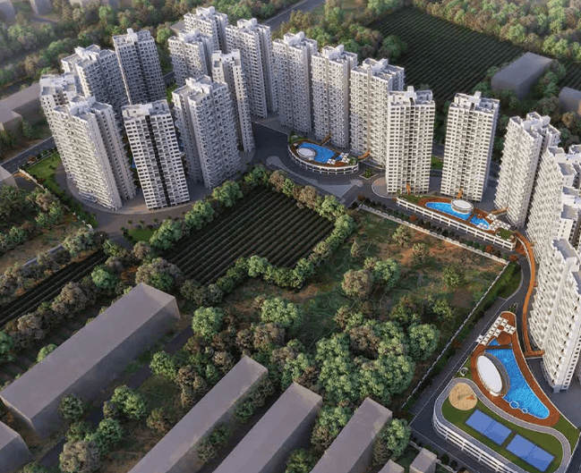 Puneville Phase III Cluster B - 2 Bhk 1100 Sq.ft. Apartment For Rent In Punawale, Pune